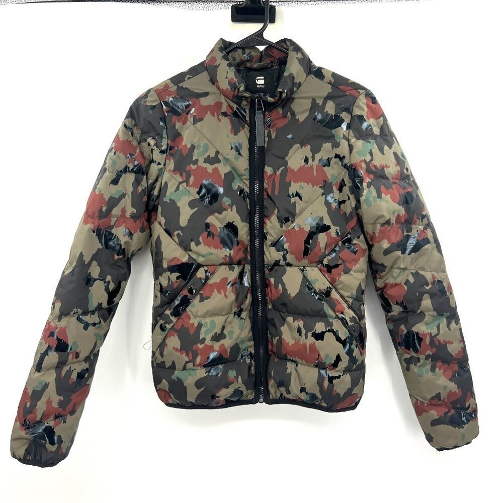 G-Star Raw Camo Quilted Puffer Jacket Women's XS